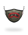 ADULT TOKYO SHARK FORM FITTING FACE MASK