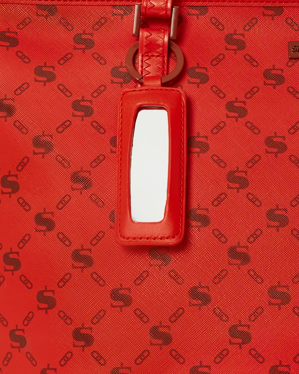 MONEY PATTERN BRICK TOTE