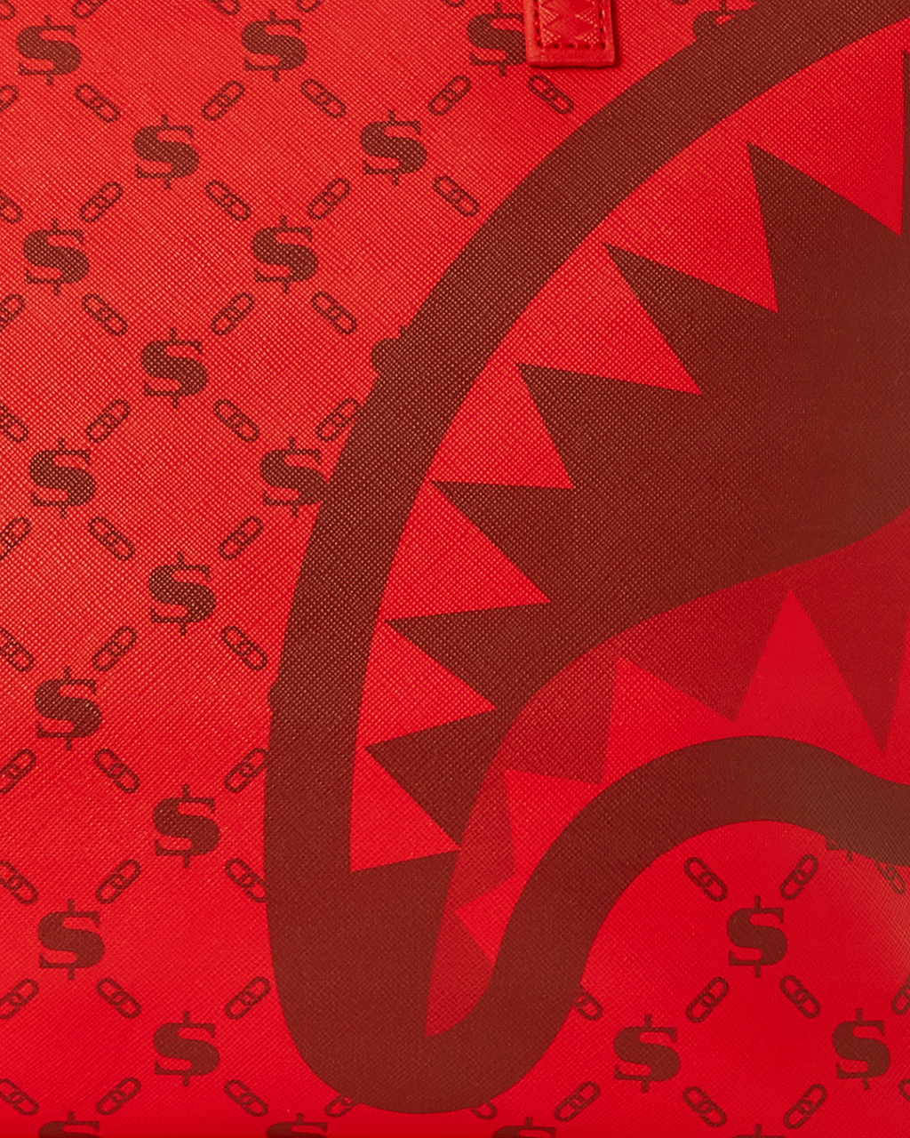 MONEY PATTERN BRICK TOTE